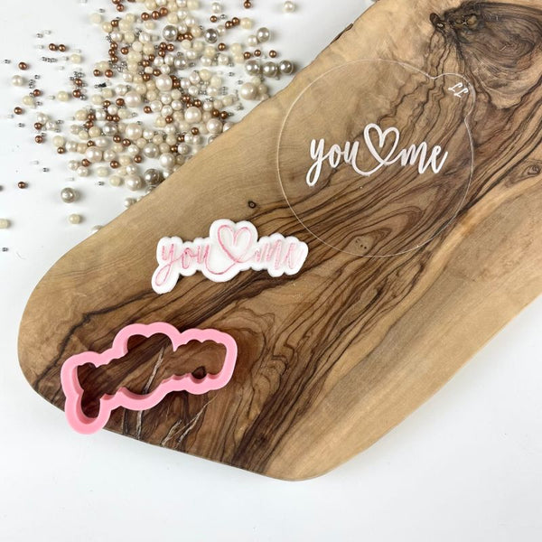 Mini You Heart Me Valentine's Cookie Cutter and Embosser