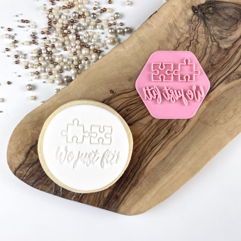 We Just Fit! Valentine's Cookie Stamp