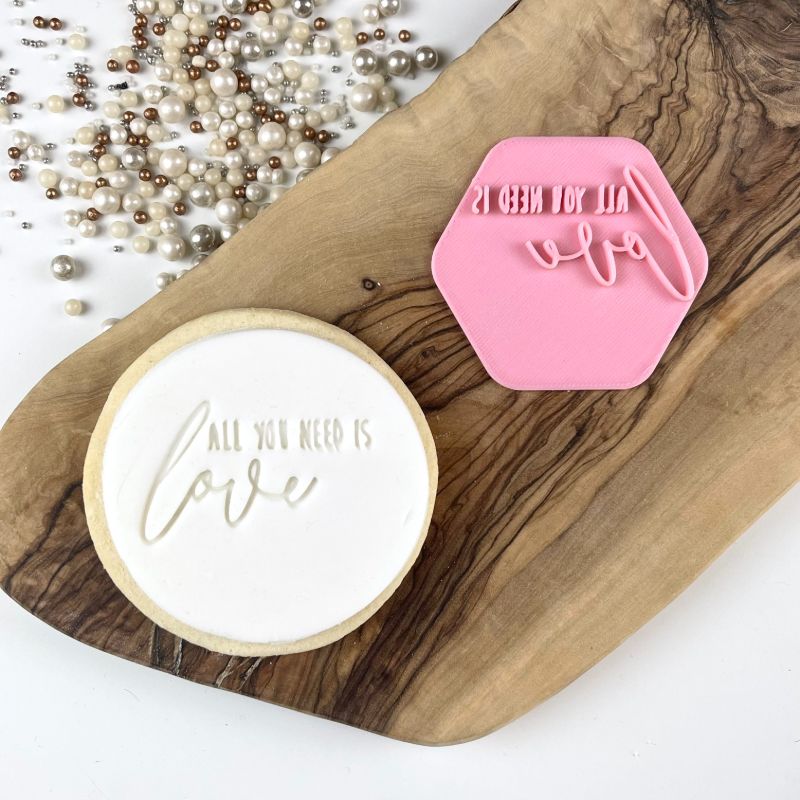 All You Need is Love Valentine's Cookie Stamp
