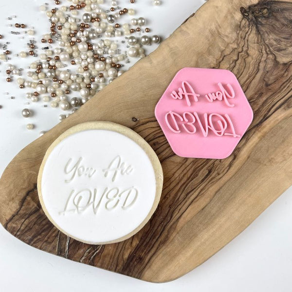 You are Loved Valentine's Cookie Stamp