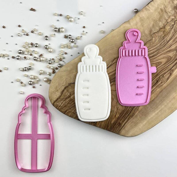 Baby Bottle Baby Shower Cookie Cutter and Stamp