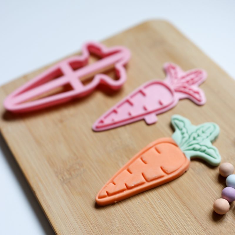 Easter Carrot Cookie Cutter and Stamp