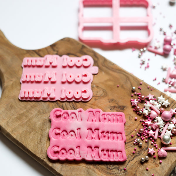 Cool Mum Mother's Day Cookie Cutter and Stamp