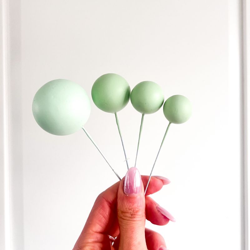 Cake Balls Set of 4 - Light Green