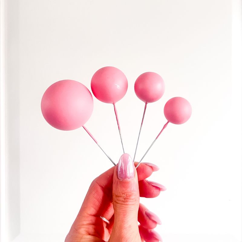 Cake Balls Set of 4 - Pink