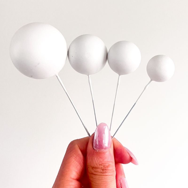 Cake Balls Set of 4 - White