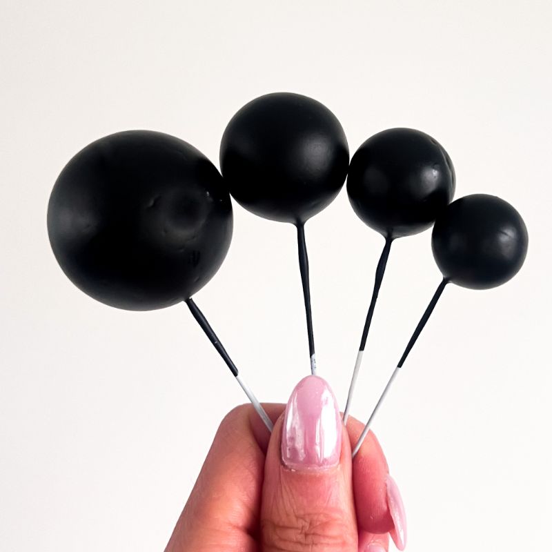 Cake Balls Set of 4 - Black