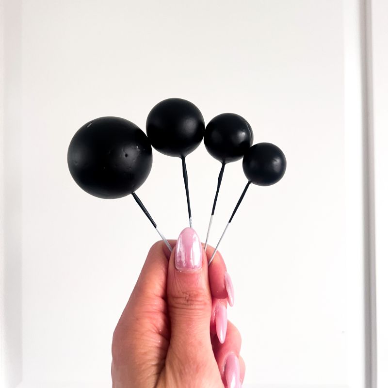 Cake Balls Set of 4 - Black