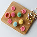 Miniature Easter Egg Set of 4 Cookie Cutter and Stamps