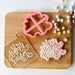 Happy Easter Style 3 Cookie Cutter and Embosser