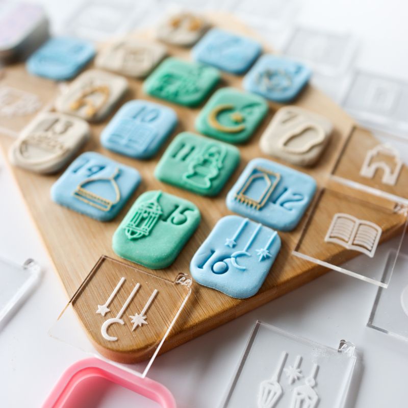 Eid Advent Calendar Cookie Embosser and Cutter Set