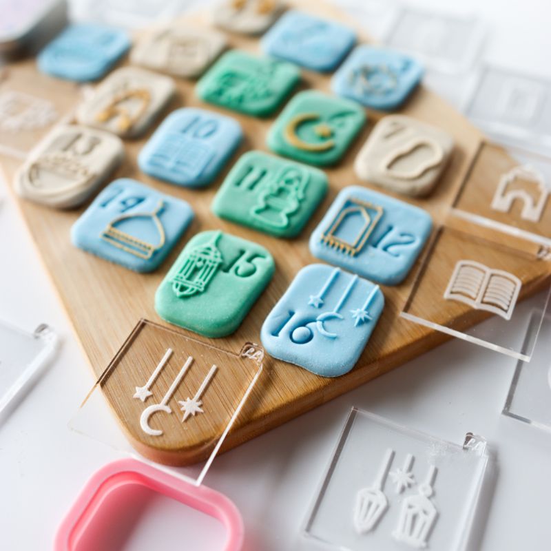 Eid Advent Calendar Cookie Embosser and Cutter Set