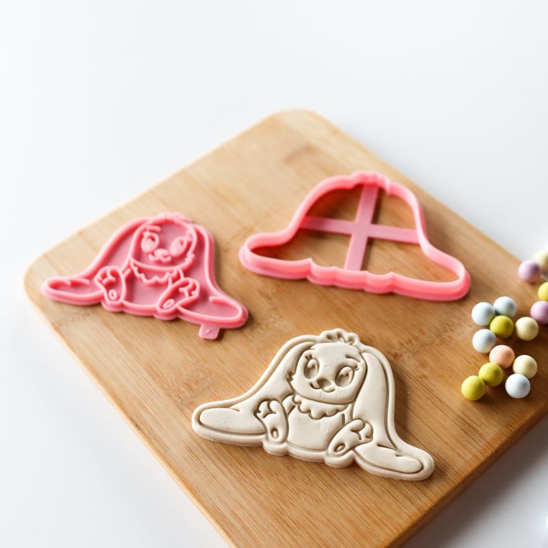 Floppy Eared Bunny Rabbit Easter Cookie Cutter and Stamp