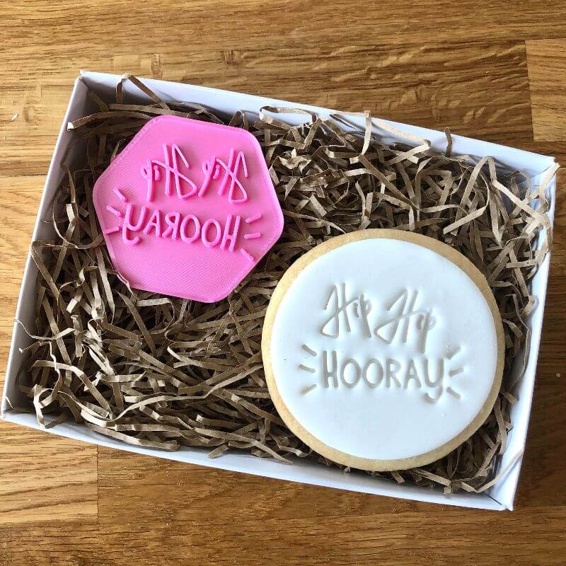 Hip Hip Hooray Cookie Stamp