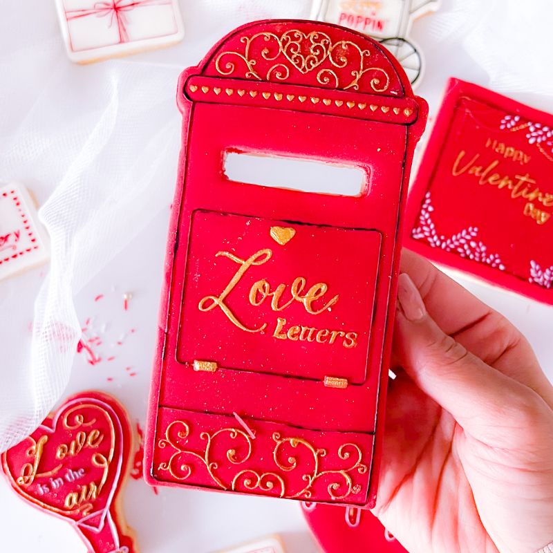 Love Post Box & Letters Valentine's Cookie Cutter and Embosser