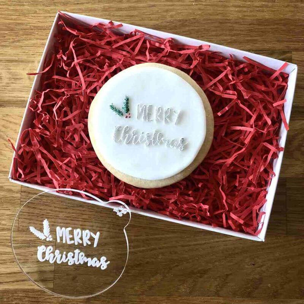 Merry Christmas Cookie Embosser