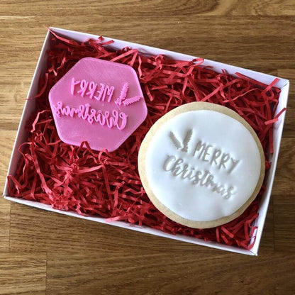 Merry Christmas Cookie Stamp