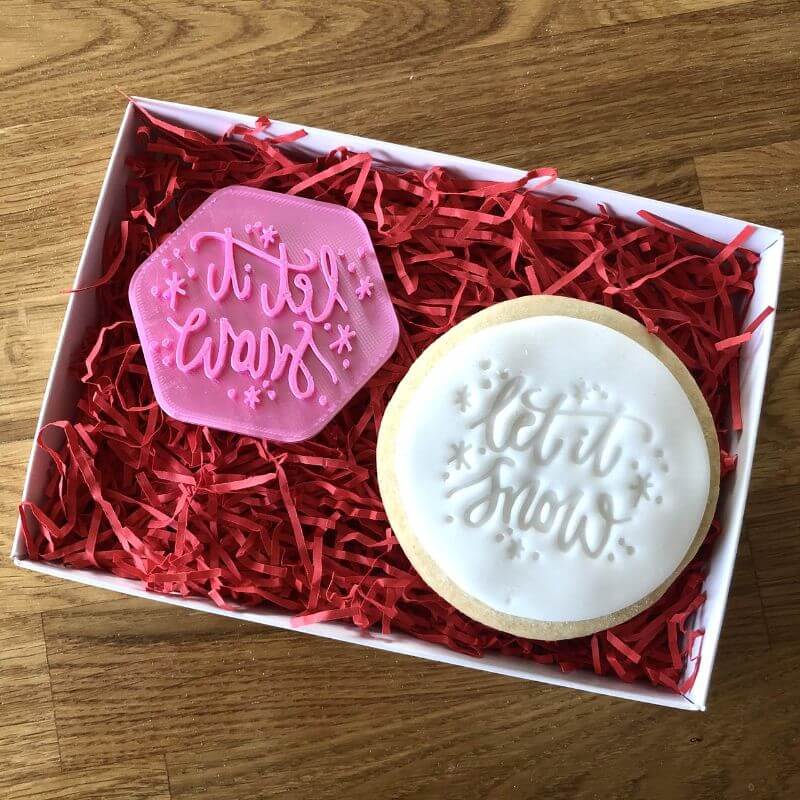 Let It Snow Cookie Stamp