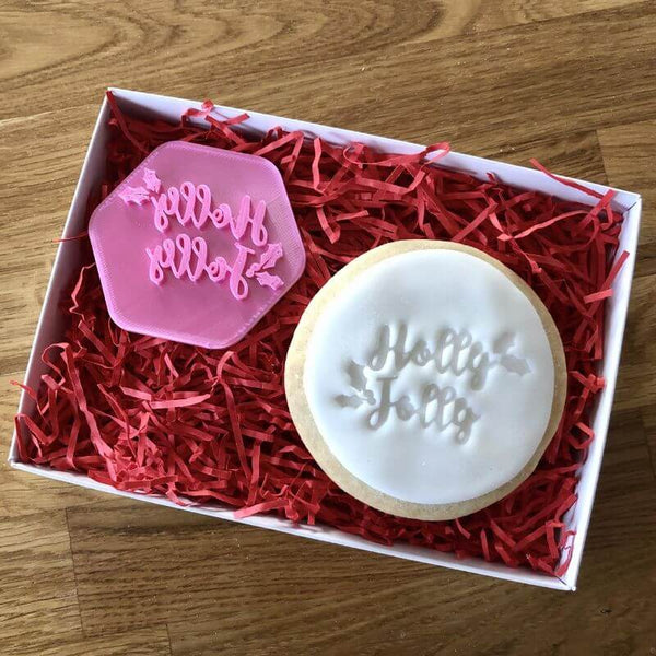 Holly Jolly Cookie Stamp