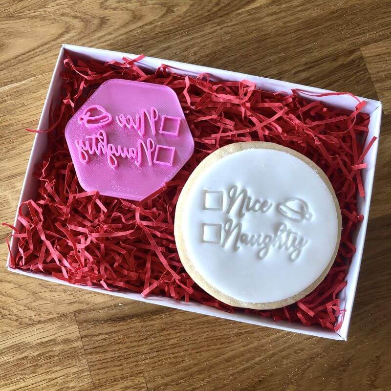 Nice or Naughty Cookie Stamp