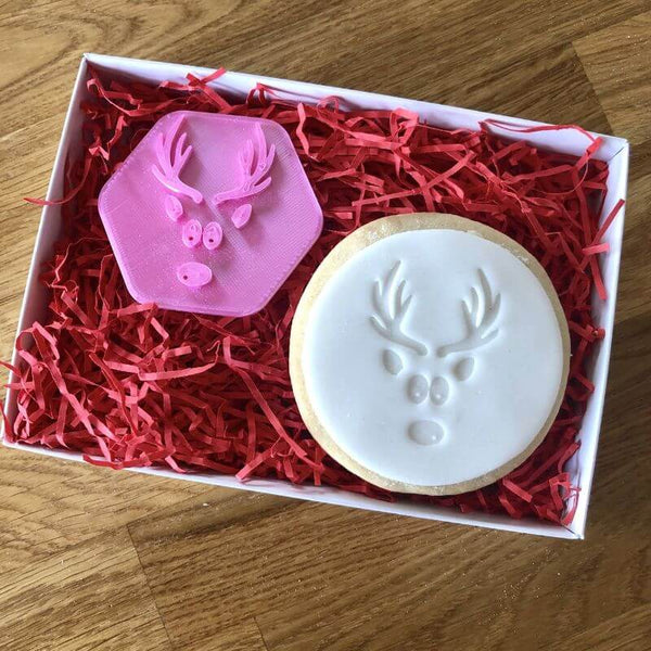 Reindeer Antlers Cookie Stamp