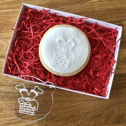 Santa's Legs Cookie Embosser