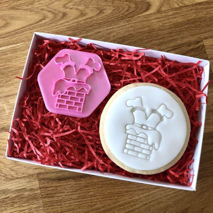 Santa's Legs Cookie Stamp