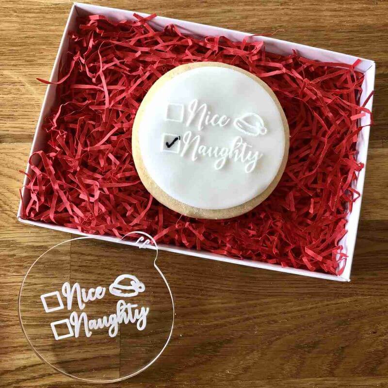 Nice or Naughty Cookie Embosser