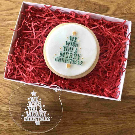 We Wish You A Merry Christmas Cookie Embosser