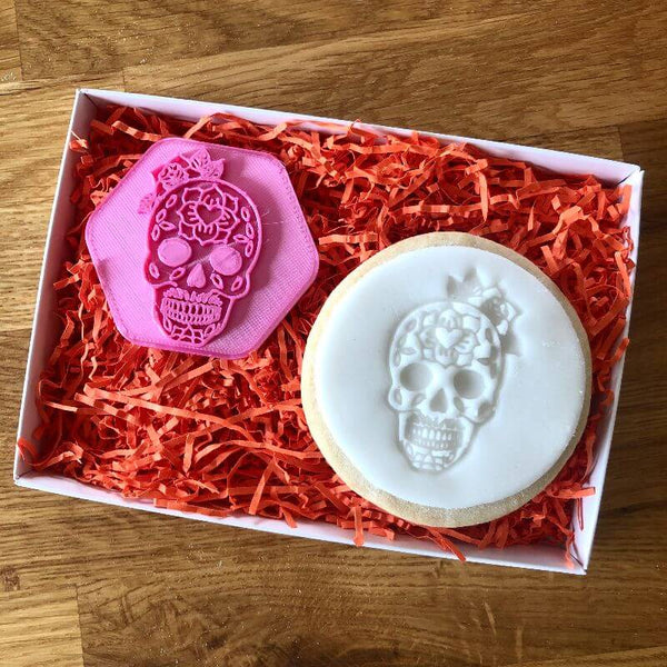 Skull Style 1 Cookie Stamp