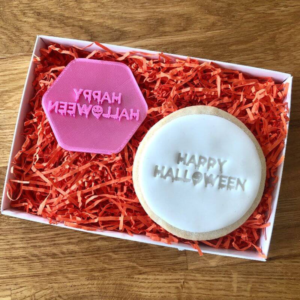 Happy Halloween Cookie Stamp