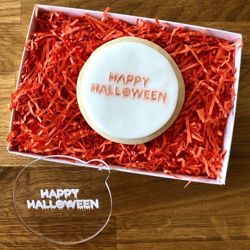 Happy Halloween Cookie Embosser