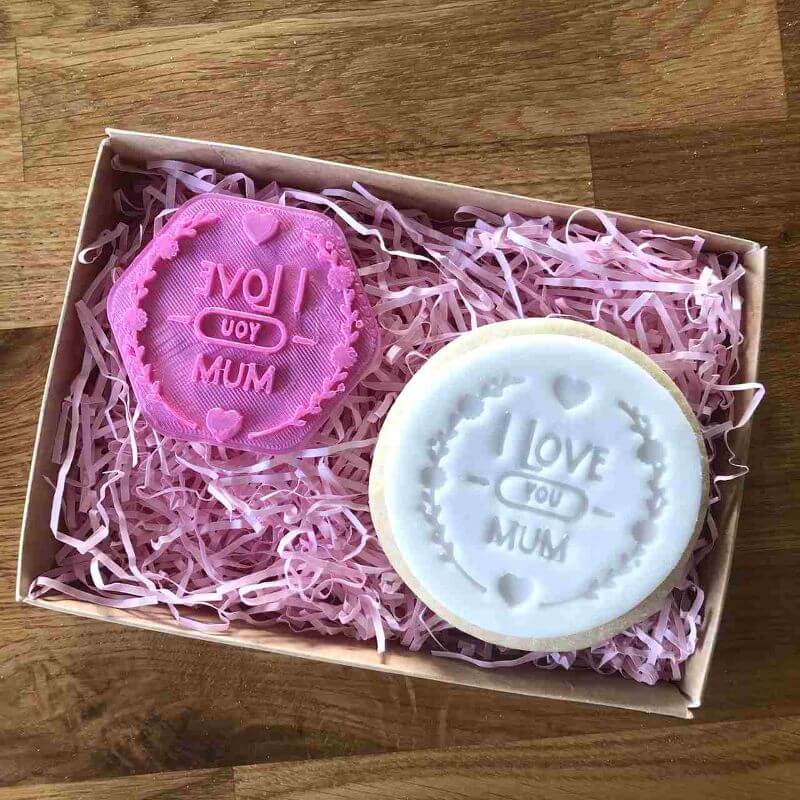 I Love You Mum Cookie Stamp