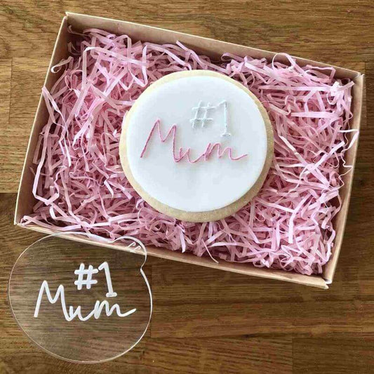Number #1 Mum Cookie Embosser