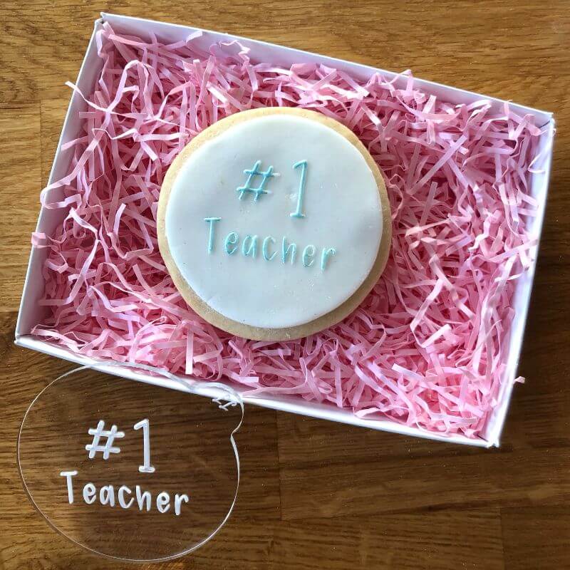 Number #1 Teacher Cookie Embosser