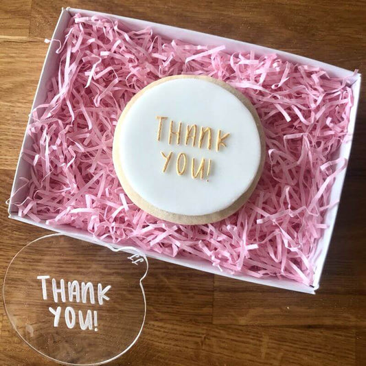 Thank You Sunny Font Cookie Embosser