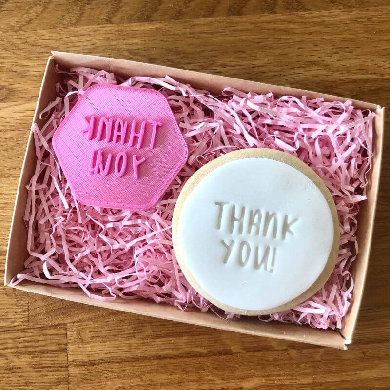 Thank You Sunny Font Cookie Stamp