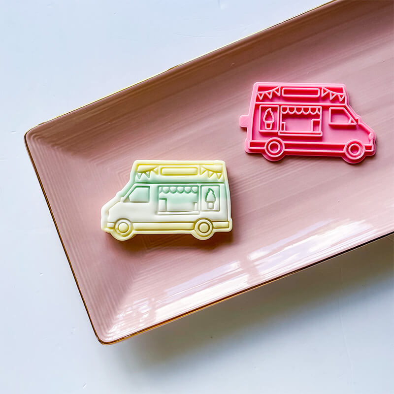 Ice Cream Van Cookie Cutter and Stamp by Luvelia Louise