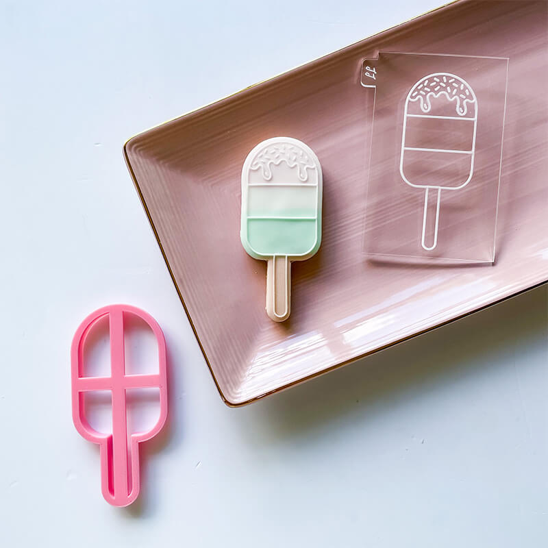 Ice Lolly Cookie Cutter and Embosser by Luvelia Louise