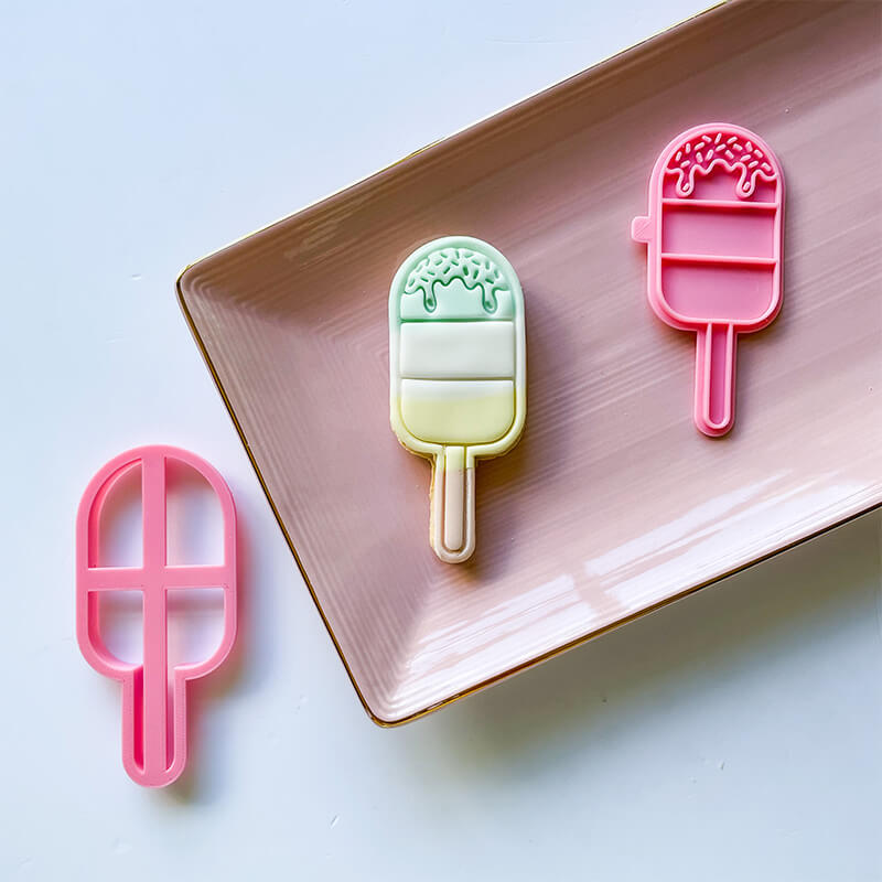 Ice Lolly Cookie Cutter and Stamp by Luvelia Louise