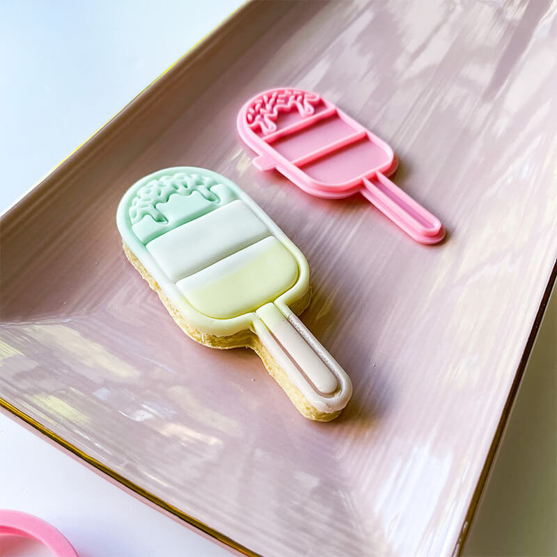 Ice Lolly Cookie Cutter and Stamp by Luvelia Louise