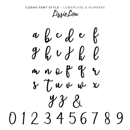 Ilesha Font Lower Case