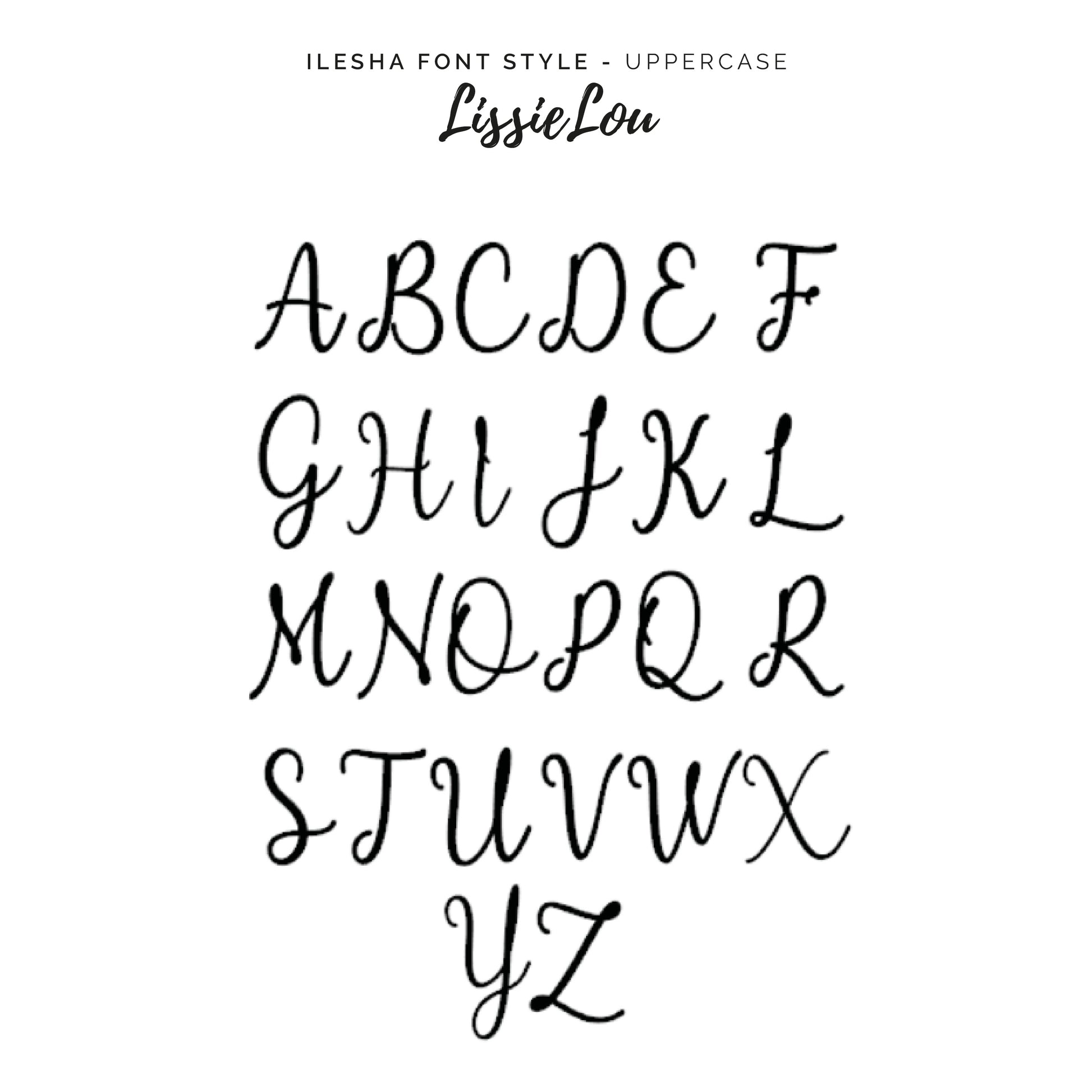 Ilesha Font Uppercase