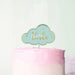 Ilesha Font Cloud Double Layer Name Cake Topper Premium 3mm Acrylic or Birch Wood