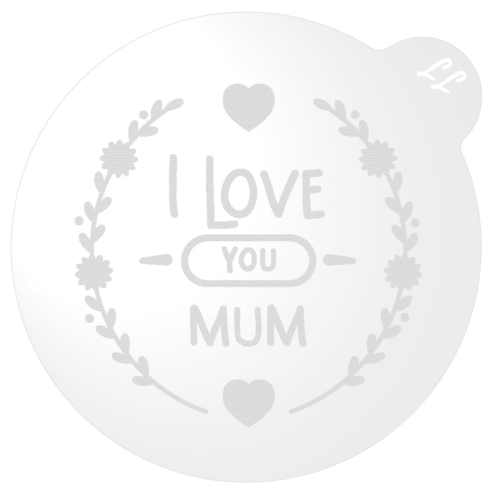 I Love You Mum Cookie Embosser