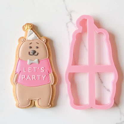 Daniel in a Party Hat Birthday Cookie Cutter