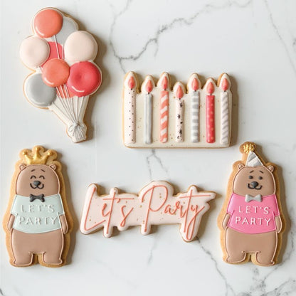 Daniel Wearing a Crown Birthday Cookie Cutter