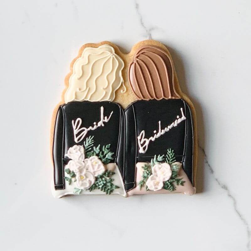 Soho Cookies Bride and Bridesmaid Style 2 Bridal Party Cookie Cutter