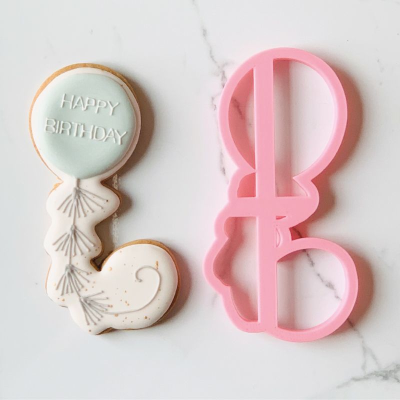 Birthday Balloon with Tassels Cookie Cutter