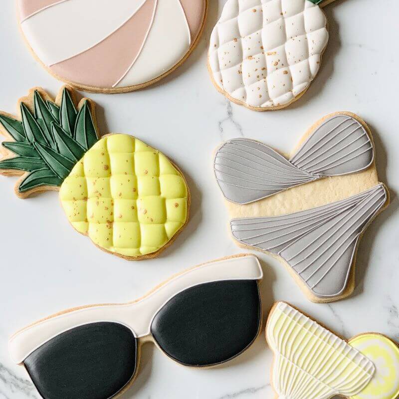 Pineapple Summer Cookie Cutter and Stamp